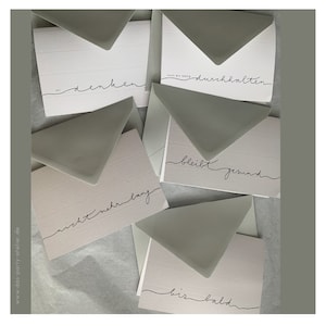 Grußkartenset 5er Pack "Bis bald" (verschiedene Designs)