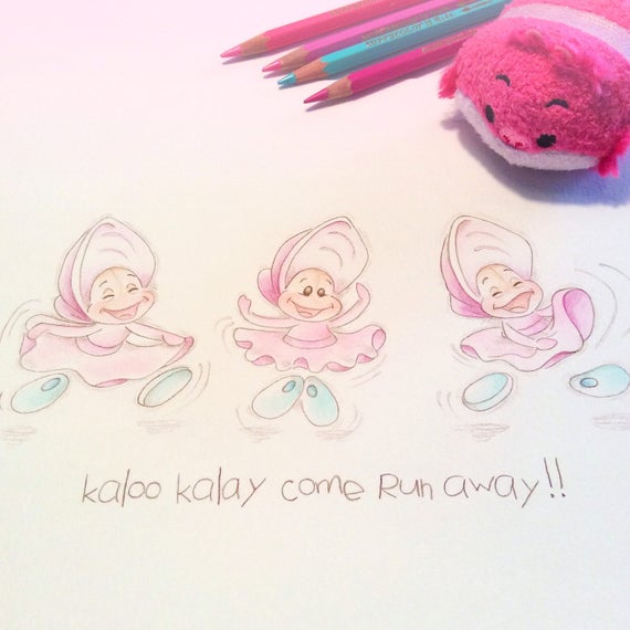 Huitres Curieuses Alice Au Pays Des Merveilles Petites Etsy