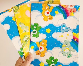 VTG Care Bear Gift Wrap // 3 sheets