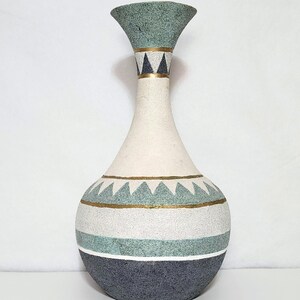 Large Textured Southwest Vase
