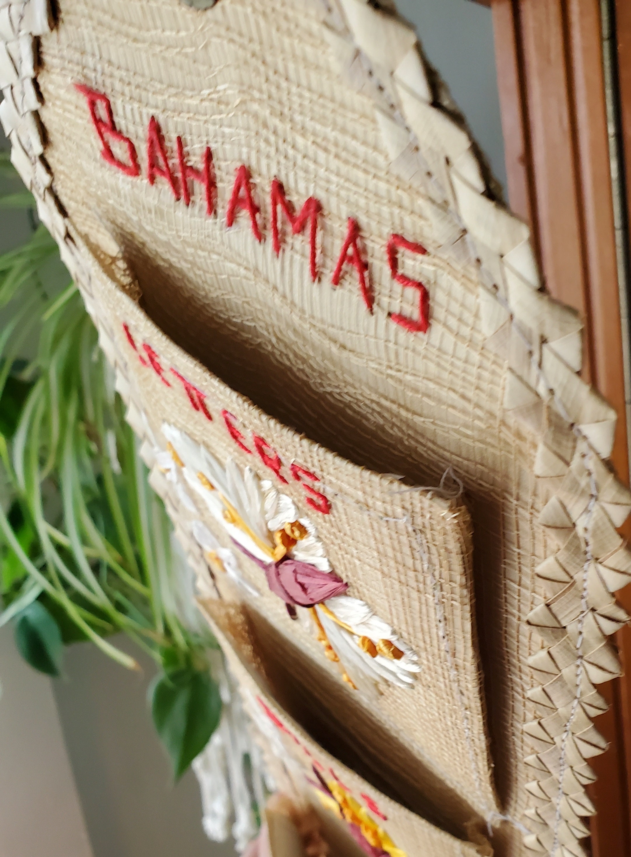 Vintage Bahamas Letter Holder With Butterflies - Etsy