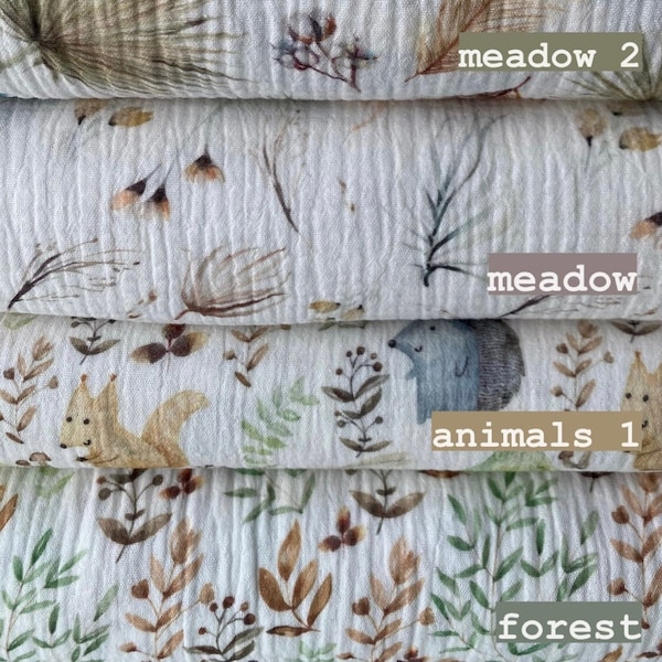 Baby Muslin Fabric Etsy