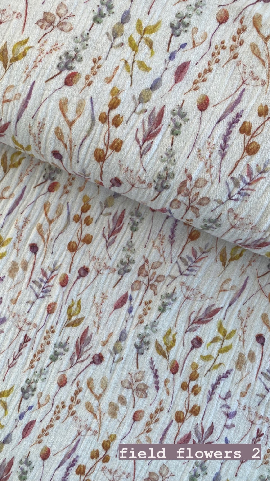 Double gauze fabric digital printed muslin fabric double Etsy