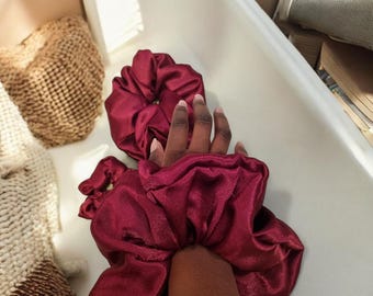 Maxi coletero de satén: accesorio para el cabello para todos los días