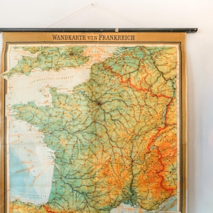SEHR GUTE Vintage Lehrtafel Westermann Westermann