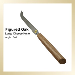 Large Cheese Knife with handle made from Tasmanian Timber. Huon Pine, Blackwood, Sassafras, Myrtle, Figured Oak or Sheoak. image 6