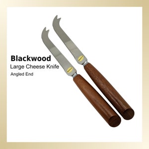 Large Cheese Knife with handle made from Tasmanian Timber. Huon Pine, Blackwood, Sassafras, Myrtle, Figured Oak or Sheoak. image 4