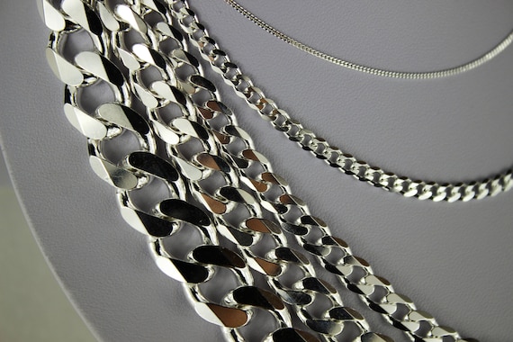 Cuban link chain 925 clearance