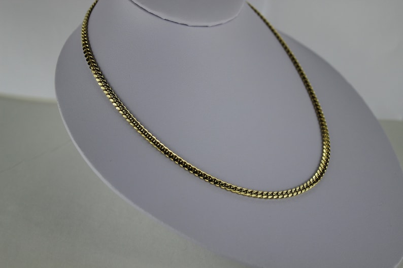 14K Solid Yellow Gold Miami Cuban Link 