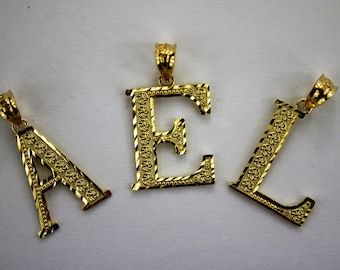 Details about Real 10kt Yellow Gold Small Script Initial I Charm Pendant Details about Real 10kt Yellow Gold Small Script Initial I Charm Pendant