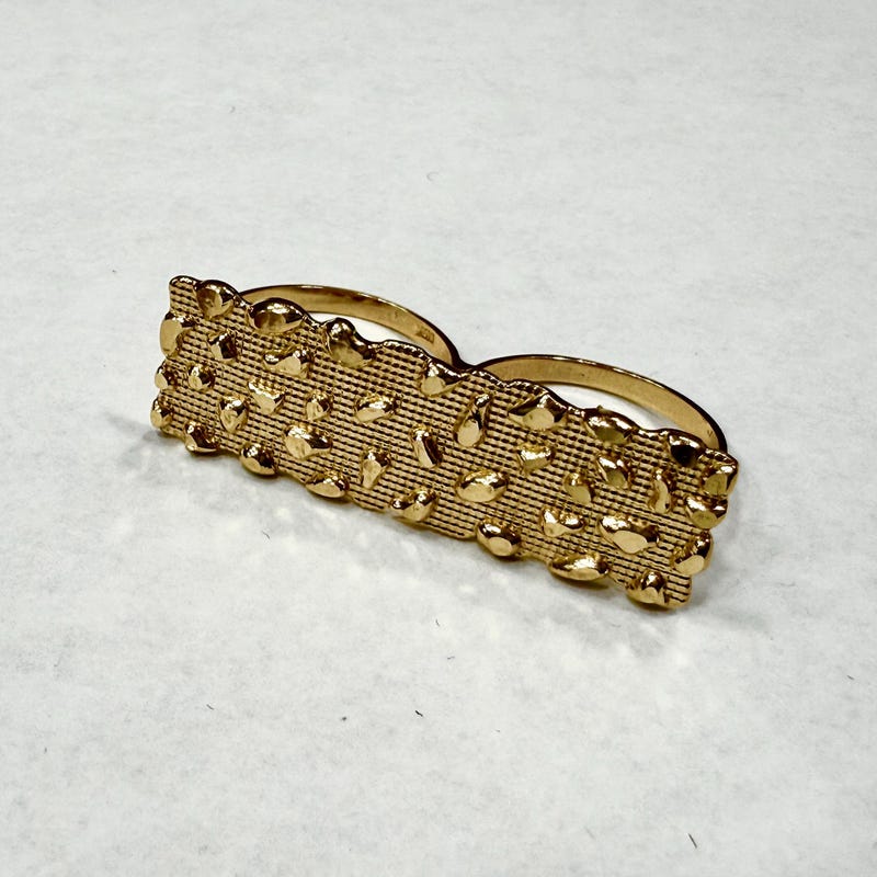 Double Finger Ring - Etsy