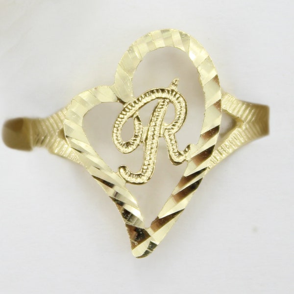 Alphabet Ring - Etsy
