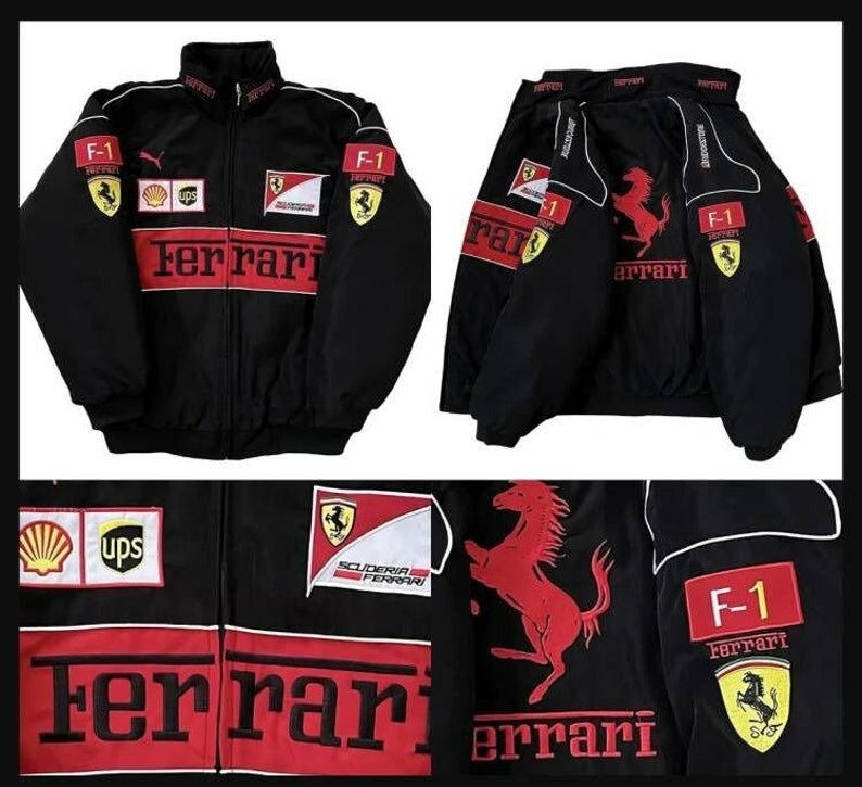 Ferrari Jacket,vintage F1 Jacket,racing Pilot Jacket,old School,formula ...