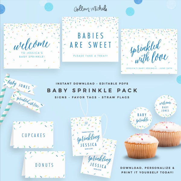 Baby Sprinkle Decor Etsy