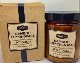 Bamboo Lemongrass Soy Candle