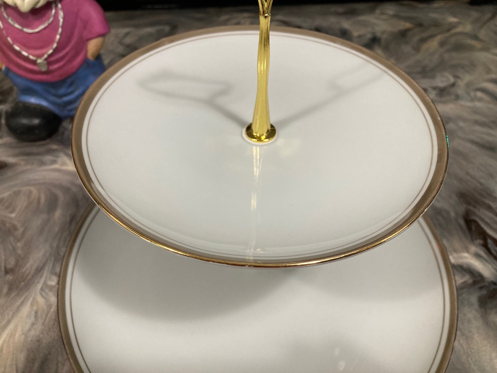 Porcelana translúcida 2 niveles pastel postre gusto mostrar | Etsy