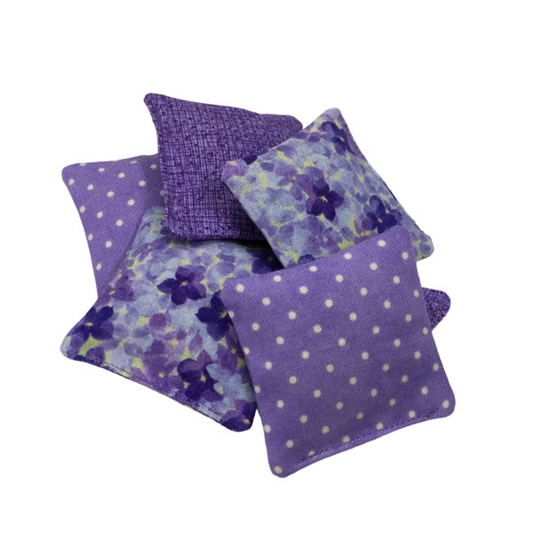 Mini Lavender Sachets, Set of 6,  2 Inch Sachets, Drawer Sachets, Closet Sachet, Mother's Day Gift