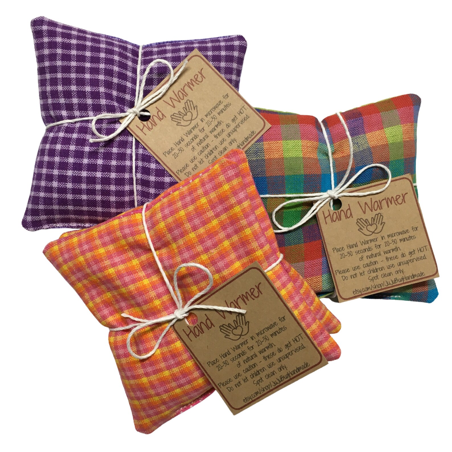 Hand Warmers Set of 2 Rice Pocket Hand Warmers Microwave Etsy