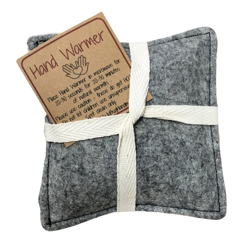 Felt Hand Warmers Set of 2 Rice Hand Warmer Microwave Hand Etsy