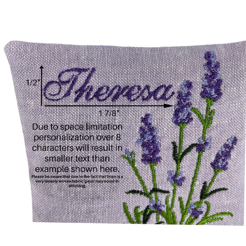 Lavender Sachet, Personalized Lavender Sachet, Bridal Shower Favor, Baby Shower Gift, Mother's Day Gift image 8