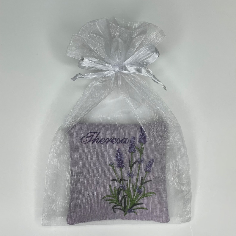 Lavender Sachet, Personalized Lavender Sachet, Bridal Shower Favor, Baby Shower Gift, Mother's Day Gift image 9