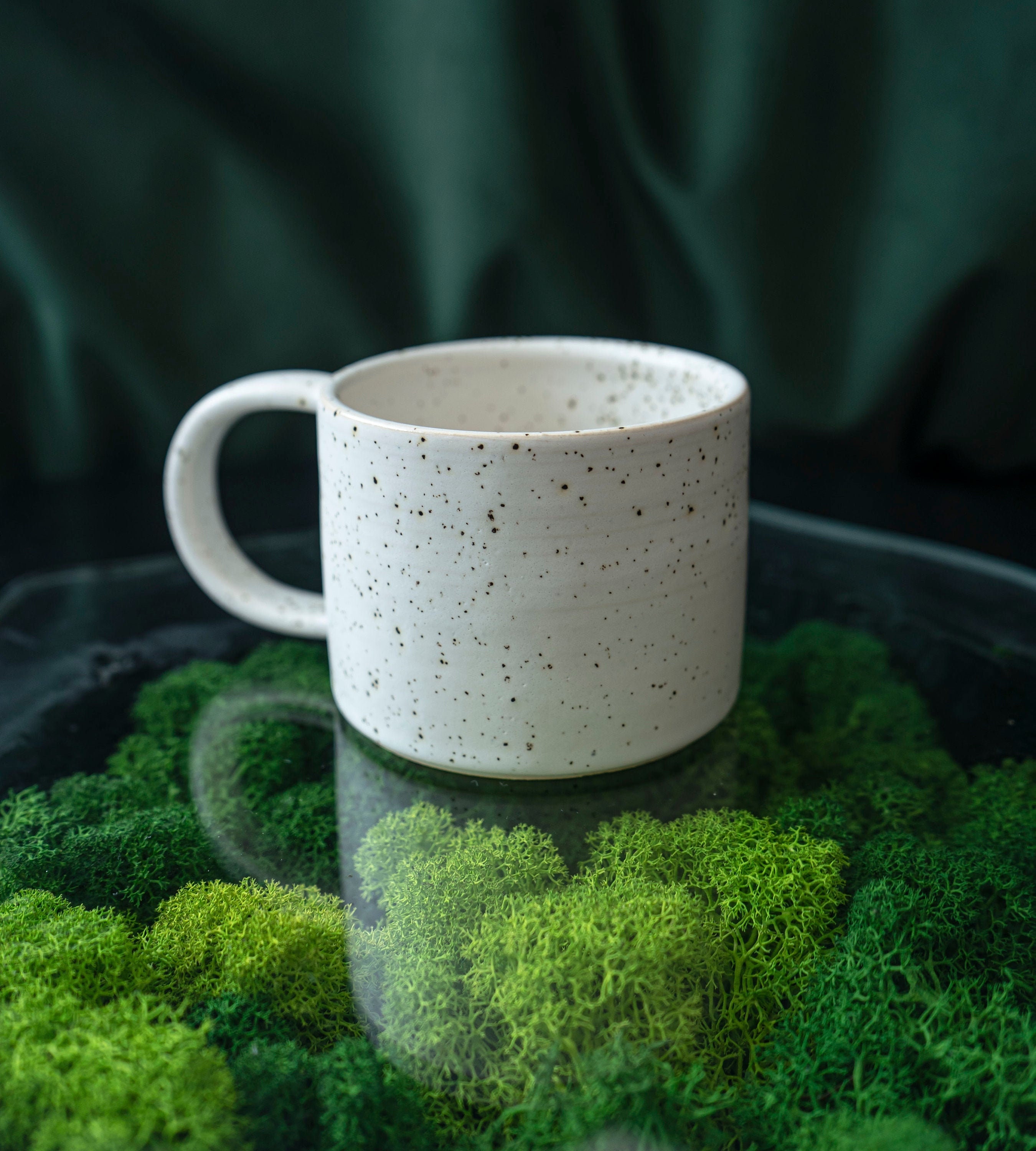 Premium Handmade Ceramic Cup Eco Friendly White Glazed Matte Etsy