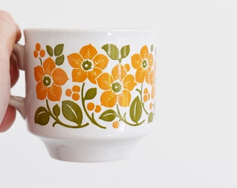 Vintage Tams Soup Bowls Moss Green 1970s Retro Dining Table