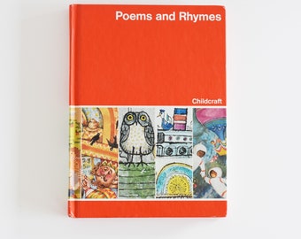 Vintage Children's Book - Poems and Rhymes - Child craft series - number 1 - 1981  Edition