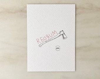 REDRUM- MINI PRINT