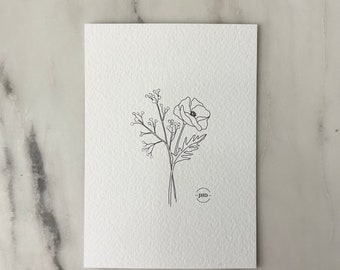 POPPY- MINI PRINT