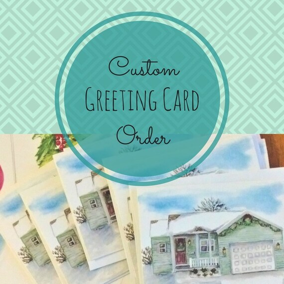 Card Commission Custom Art Note Cards Personalized Cards Etsy