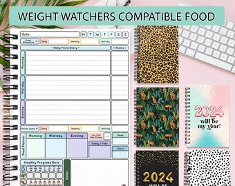 Weight Watching Diary 2024 | Scheduler or Planner for Dieters or Weight  Watchers - 5 x 8, 124 pages