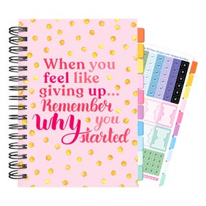 A5 Weight Watchers, Slimming , Diet, Food Diary,2025, Tracker, Journal,Notebook, Weight loss, Extra Easy,Wire Ring Bound C41 With Stickers!