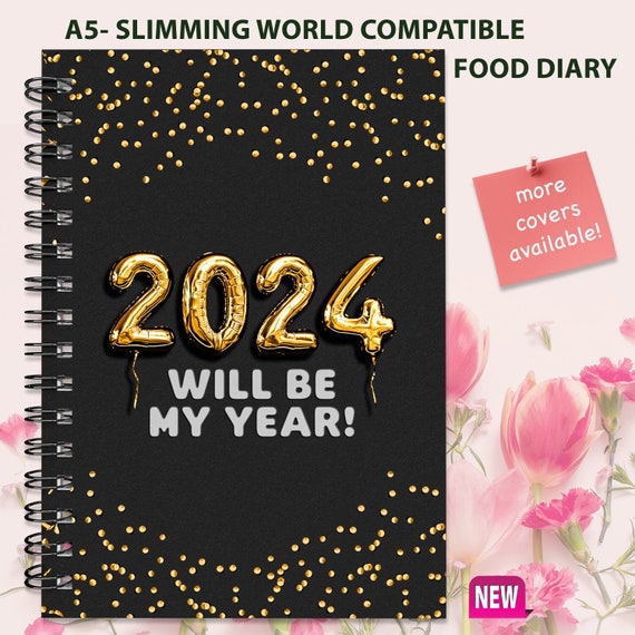 2024 A5 Food Diet Diaryslimming World-weight Watchers 