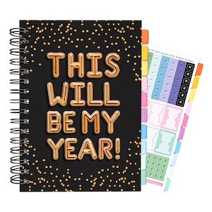 A5 Slimming World Compatible Food Diary Full Colour Weight Loss, 24 pages extra, Stickers, Countdown, 7 weeks, Journal, Log, Planner,2025