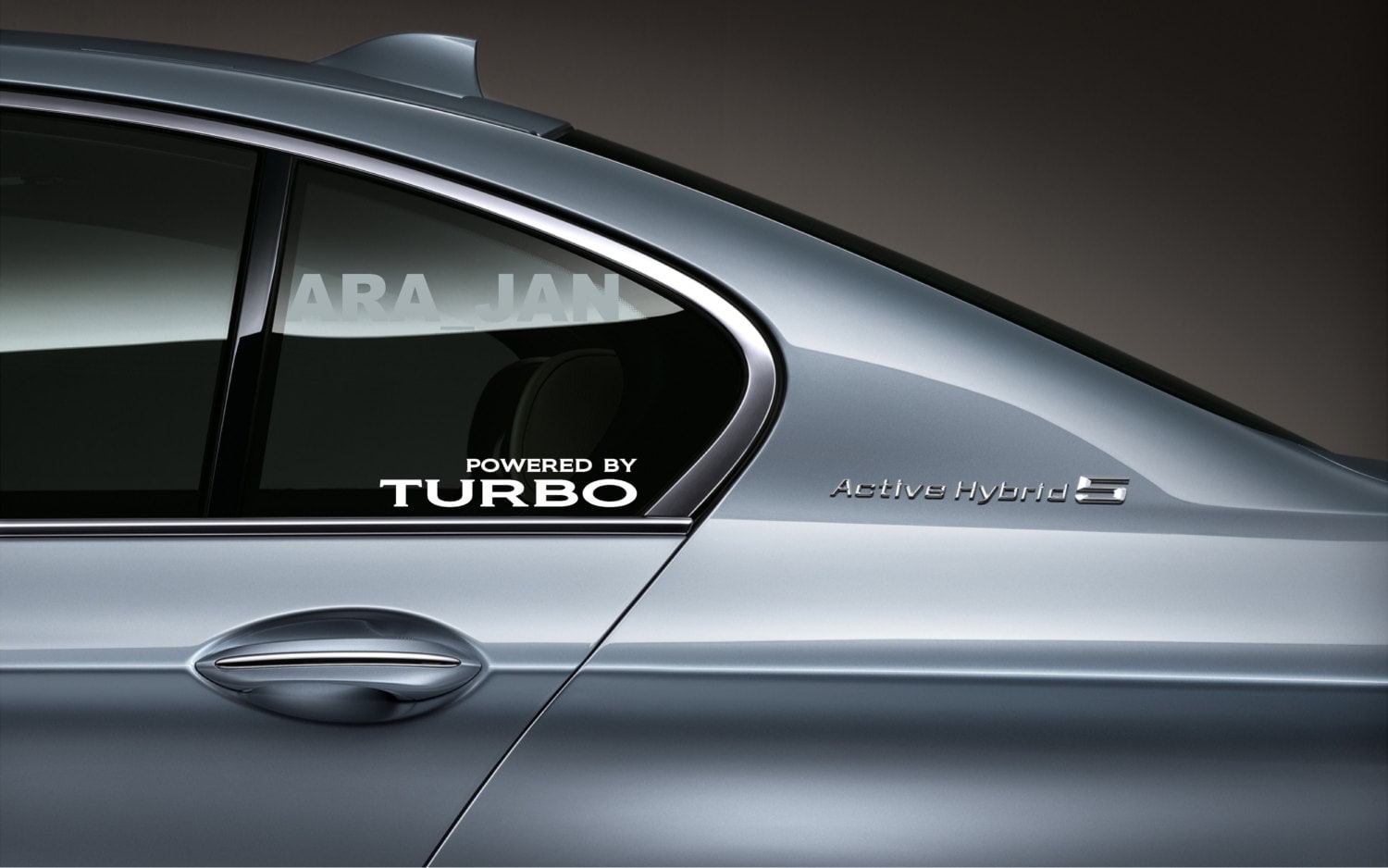 Powered by TURBO Vinyl Decal Window Sticker Racing Sport Car Logo - Etsy