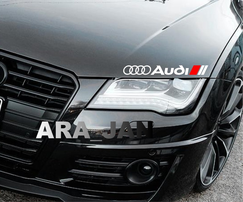 Audi Racing Decal Sticker Sport S Line a3 a4 a5 a6 a8 q3 q5 q7 Etsy