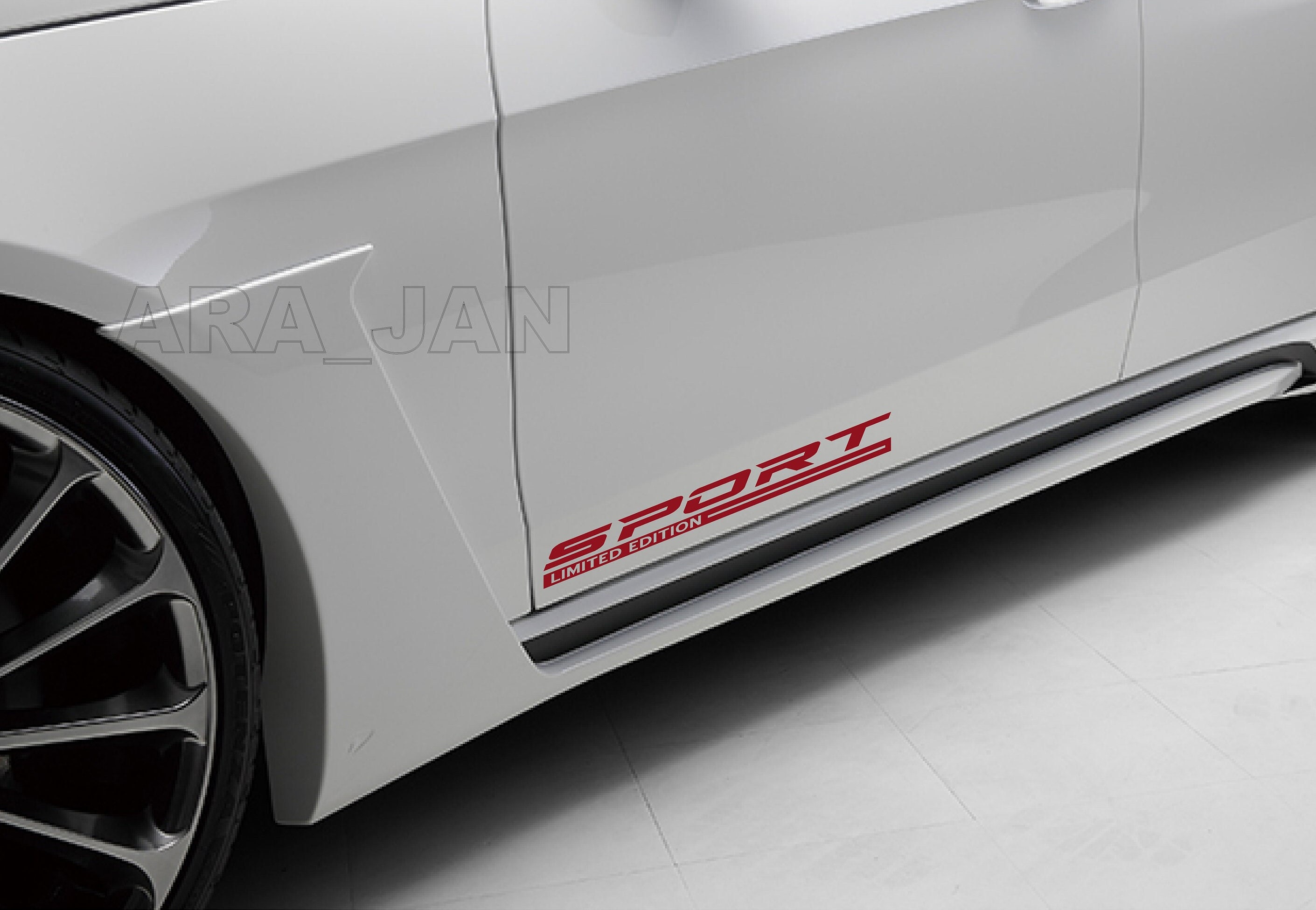 9 Inch Audi Quattro Set Decals Available In 4 Colors Logo, Badge, Emblem, Stripes - Foto 5