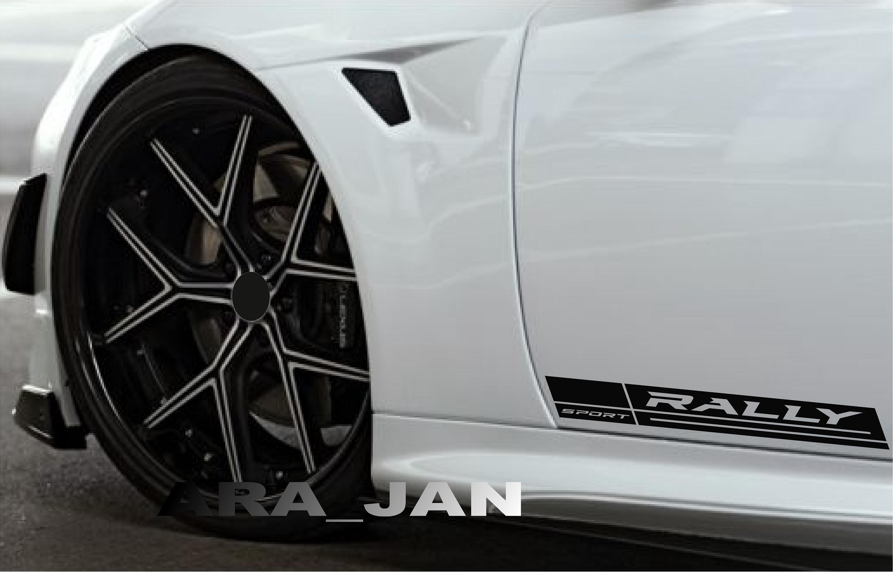 RALLY Sport Decal Sticker Car Racing Stripe Logo Auto Emblem Motorsport ...