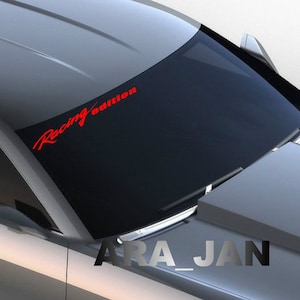Windshield RACING EDITION Vinyl Decal Sport racing sticker car logo emblem