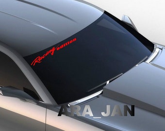 Windshield RACING EDITION Vinyl Decal Sport racing sticker car logo emblem