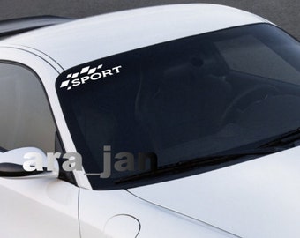 Windshield Sport Vinyl Decal racing sticker car logo emblem