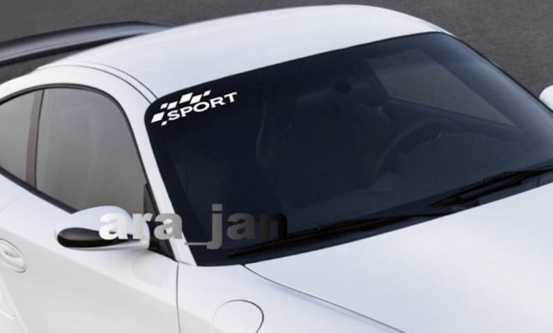Windshield Sport Vinyl Decal Racing Sticker Car Logo Emblem - Etsy