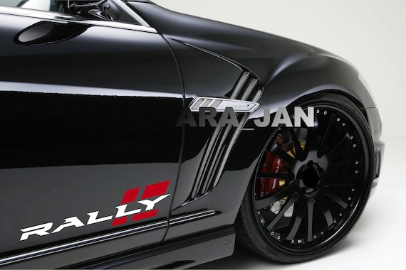 RALLYE Sport Aufkleber Auto Racing Streifen Logo Emblem - .de