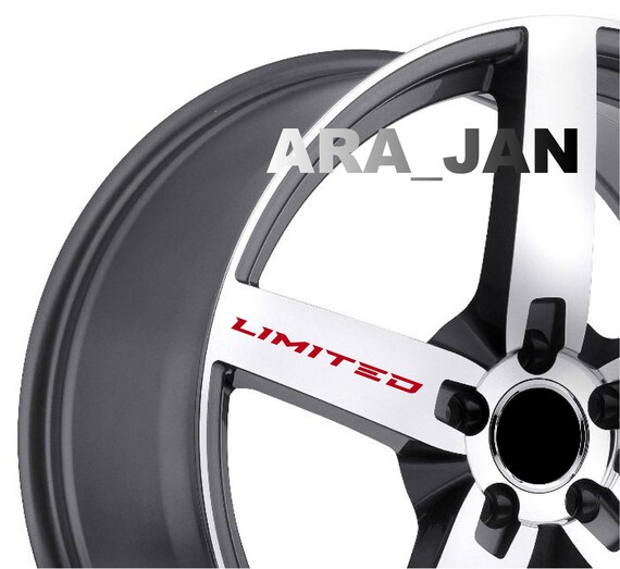 SPORT Decal Sticker Wheels Rims Racing Car Sticker Emblem logo WHITE
