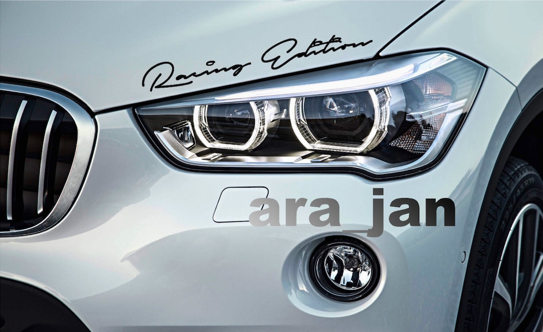 Signature Racing Sticker Racing Edition Vinyl Decal Sticker Sport Racing Car Logo Emblem BMW ...