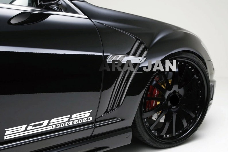 BOSS Limited Edition Sport Decal Sticker Car Racing Stripe Logo Emblem ...