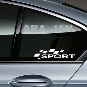 Sport Vinyl Decal racing sticker car logo window