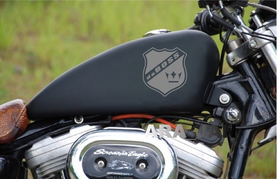 Motorcycle Decal Sticker Daboss Gas Fuel Tank Sport Racing Emblem