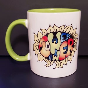 Flower Power 11 oz mug